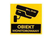 Akcesoria do monitoringu - 78-952# Naklejka obiekt monitorowany 100x100mm - miniaturka - grafika 1