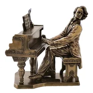 Figurki dekoracyjne - PREZENT DLA PIANISTY, FIGURKA FRYDERYK CHOPIN PRZY FORTEPIANIE - miniaturka - grafika 1