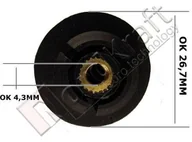 Pozostałe narzędzia ogrodowe - Motylek, nakrętka pokrywy filtra powietrza piły Z.PIL-0024 - miniaturka - grafika 1
