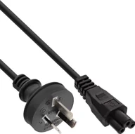 Kable komputerowe i do monitorów - InLine Kabel zasilający Kabel Zasilający Typ I Argentyna Australia" Mikey Mouse" laptop Plug czarny 2m 16656J - miniaturka - grafika 1