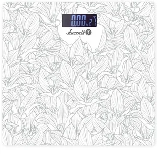 ŁUCZNIK BS-973 Flowers in Grey - Wagi łazienkowe - miniaturka - grafika 1
