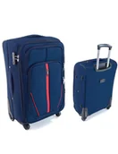 Walizki - Duża walizka podróżna S-020 XXL GRANATOWY - miniaturka - grafika 1