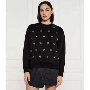 Karl Lagerfeld Bluza Regular Fit - Bluzy damskie - miniaturka - grafika 1