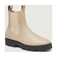 Sztyblety damskie - Tommy Hilfiger Skórzane sztyblety CHELSEA - miniaturka - grafika 1