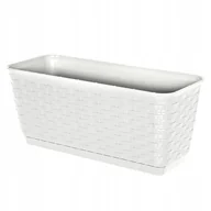 Donice - Doniczka Ratolla P biała 50 cm - miniaturka - grafika 1