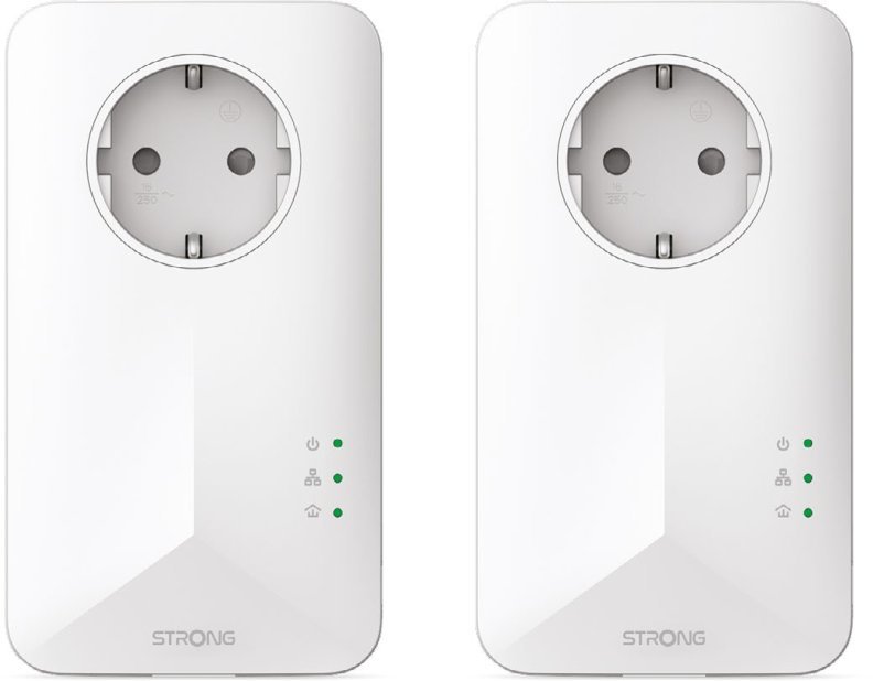 Adapter powerline Strong Strong POWERL1000DUOEUV2