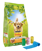 Sucha karma dla psów - PURINA Friskies Balance 15kg + KERBL Woreczki na psie odchody 4 rolki x 20 szt, różne kolory - miniaturka - grafika 1