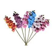 Sztuczne kwiaty - Storczyk sztuczny pojedynczy 75 cm - miniaturka - grafika 1