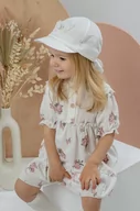 Czapki dla dzieci - Jamiks czapka z daszkiem dziecięca NARA kolor biały z aplikacją - miniaturka - grafika 1