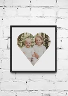 Ramki na zdjęcia - Ramka Focus Focus Passepartout 40x40 / Heart 30 dia Polar White - miniaturka - grafika 1