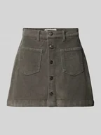 Spódnice - Spódnica mini sztruksowa z mieszanki bawełny model ‘AMAZING GLOBAL’ - miniaturka - grafika 1