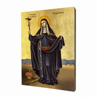 Ikony i obrazy sakralne - Ikona Świętej Izabeli Aragońskiej: Ikona Siły i Wiary - miniaturka - grafika 1