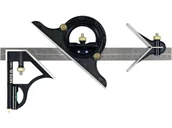 Inne urządzenia pomiarowe - KĄTOWNIK WIELOFUNKCYJNY 300 MM                 Z KĄTOMIERZEM I KĄTOWNIKIEM CENTRUJĄCYM - miniaturka - grafika 1