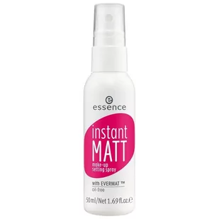 essence Essence Instant Matt Make-up Setting Spray do utrwalenia makijażu 50ml ESS222016 - Pozostałe kosmetyki - miniaturka - grafika 1
