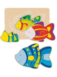 Goki Puzzle "Fish" - 2+ - Puzzle - miniaturka - grafika 1