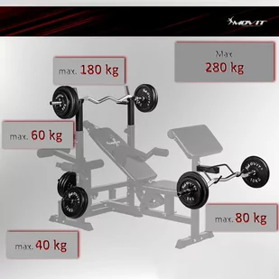 ŁAWECZKA WIELOFUNKCYJNA DO ĆWICZEŃ 6IN1 SIŁOWNIA - Ławki treningowe - miniaturka - grafika 5