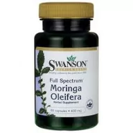 Suplementy naturalne - Swanson, Usa Full Spectrum Moringa Oleifera 400 mg - suplement diety 60 kaps. - miniaturka - grafika 1