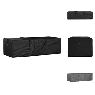 vidaXL Torba do przechowywania poduszek ogrodowych 135x40x55 cm z polietylenu - Pokrowce ochronne na meble ogrodowe - Pokrowce na meble ogrodowe - miniaturka - grafika 1