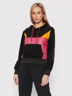 Bluzy damskie - Fila Polar Pippa Cropped 683438 Czarny Regular Fit - grafika 1