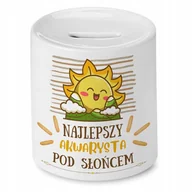 Skarbonki - Dla Akwarysty Skarbonka na Urodziny na Prezent z Nadrukiem ze Zdjęciem + Opakowanie na prezent (wzór 01) - miniaturka - grafika 1