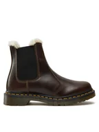 Botki damskie - Dr. Martens Botki 2976 Leonore 32016777 Brązowy - miniaturka - grafika 1