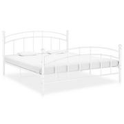 Łóżka - vidaXL Lumarko Rama łóżka, biała, metalowa, 160 x 200 cm 324980 - miniaturka - grafika 1