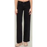 Spodnie damskie - GUESS Jeansy SEXY Palazzo z dodatkiem kaszmiru - miniaturka - grafika 1