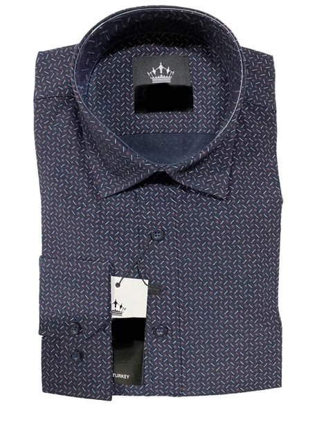 Koszula Męska Długi Rękaw Elegancka Turecka