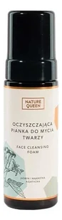 NATURE QUEEN NATURE QUEEN TONIK PIANKA OCZYSZCZAJĄCA 175ML - Pianki do mycia twarzy - miniaturka - grafika 3