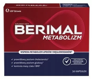 USP ZDROWIE Berimal Metabolizm x 30 kaps - Odchudzanie i oczyszczanie - miniaturka - grafika 1
