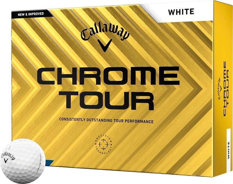 Piłki golfowe Callaway Chrome Tour TruTrack, 12, Chrome Tour