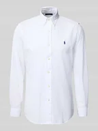 Koszule męskie - Koszula casualowa o kroju regular fit z czystej bawełny - miniaturka - grafika 1