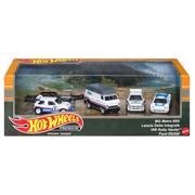 Samochody i pojazdy dla dzieci - Hot Wheels, Zestaw 4 autek Premium Diorama - miniaturka - grafika 1