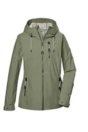 Kurtki damskie - G.I.G.A. DX Damska kurtka softshellowa/kurtka outdoorowa z kapturem GS 74 WMN SFTSHLL JCKT, blada oliwka, 40, 43052-000 - miniaturka - grafika 1
