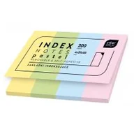 Szkolne artykuły papiernicze - Interdruk Zakładki indeksujące Pastel 20x50mm 4 kolory Interdruk 725737 - miniaturka - grafika 1