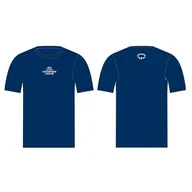 Koszulki i topy damskie - UEFA Damska koszulka Ligi Mistrzów - duża, granatowa, UWCL, oficjalnie licencjonowany towar, okrągły dekolt, 100% bawełna, świetny pomysł na prezent piłkarski - miniaturka - grafika 1