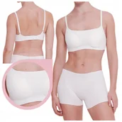 Biustonosze - Sloggi ZERO Feel 2.0 Ultra Bra biustonosz top usztywniany biały gładki - S+ - miniaturka - grafika 1