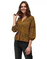 Koszulki i topy damskie - DESIRES Women's Gebbi Long Sleeve Top T-Shirt, BUCKETHORN Brown PR, S - miniaturka - grafika 1