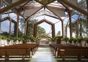 Plakaty - Wayfarers Chapel, also known as "The Glass Church" is located in Rancho Palos Verdes, California., Carol Highsmith - plakat 100x70 cm - miniaturka - grafika 1