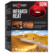 Akcesoria do terrarium - Repti Planet RP Żarówka Infrared HEAT 50W - miniaturka - grafika 1