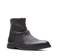 Botki męskie - Clarkdale Top [black leather] - rozmiar 42 - miniaturka - grafika 1