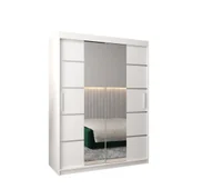 Szafy - Szafa przesuwna Garderoba VERONA 4 150 gł. 62 biały/biały - miniaturka - grafika 1