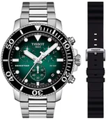 Zegarki męskie - Zegarek Tissot T120.417.11.091.01+T852.047.179 SEASTAR 1000 CHRONOGRAPH - miniaturka - grafika 1