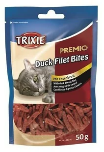 Trixie Premio Duck Filets Bites - filety z kaczki 50g [42716] 13124 - Mokra karma dla kotów - miniaturka - grafika 3
