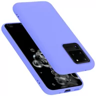 Etui i futerały do telefonów - Pokrowiec Do Samsung Galaxy S20 ULTRA Etui w LIQUID JASNY FIOLET TPU Silikon Case Cover Obudowa Ochronny Cadorabo - miniaturka - grafika 1