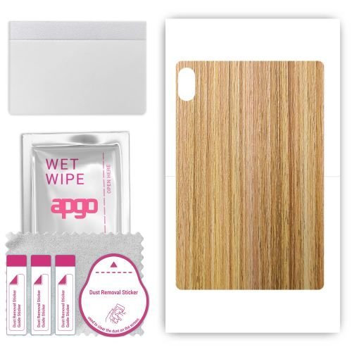 folia naklejka skórka strukturalna na TYŁ do Doogee T10 Plus - Drewno Dąb Miodowy - apgo SKINS