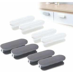 sztuk samoprzylepnych klamek do drzwi, plastikowa gałka do drzwi, samoprzylepna klamka do okna, odpowiednia do szuflad i szafek - Zawiasy, okucia i inne akcesoria sztuk samoprzylepnych klamek do drzwi, plastikowa gałka do drzwi, samoprzylepna klamka do okna, odpowiednia do szuflad i szafek - Zawiasy, okucia i inne akcesoria - miniaturka - grafika 1