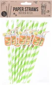 Słomki do napojów - Słomki Do Napojów Papierowe Komplet 16Szt 4 Rodzaje - miniaturka - grafika 1