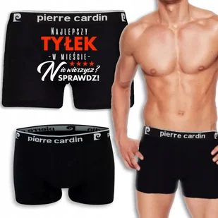 Bokserki Czarny Na Prezent DZIEŃ CHŁOPAKA Najlepszy Tyłek W Mieście Wz - XL - Majtki damskie Bokserki Czarny Na Prezent DZIEŃ CHŁOPAKA Najlepszy Tyłek W Mieście Wz - XL - Majtki damskie - miniaturka - grafika 1