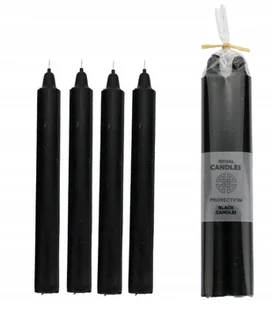 Świece intencyjne świece rytualne OCHRONA zestaw czarnych świec 4 sztuki - Świece Świece intencyjne świece rytualne OCHRONA zestaw czarnych świec 4 sztuki - Świece - miniaturka - grafika 1